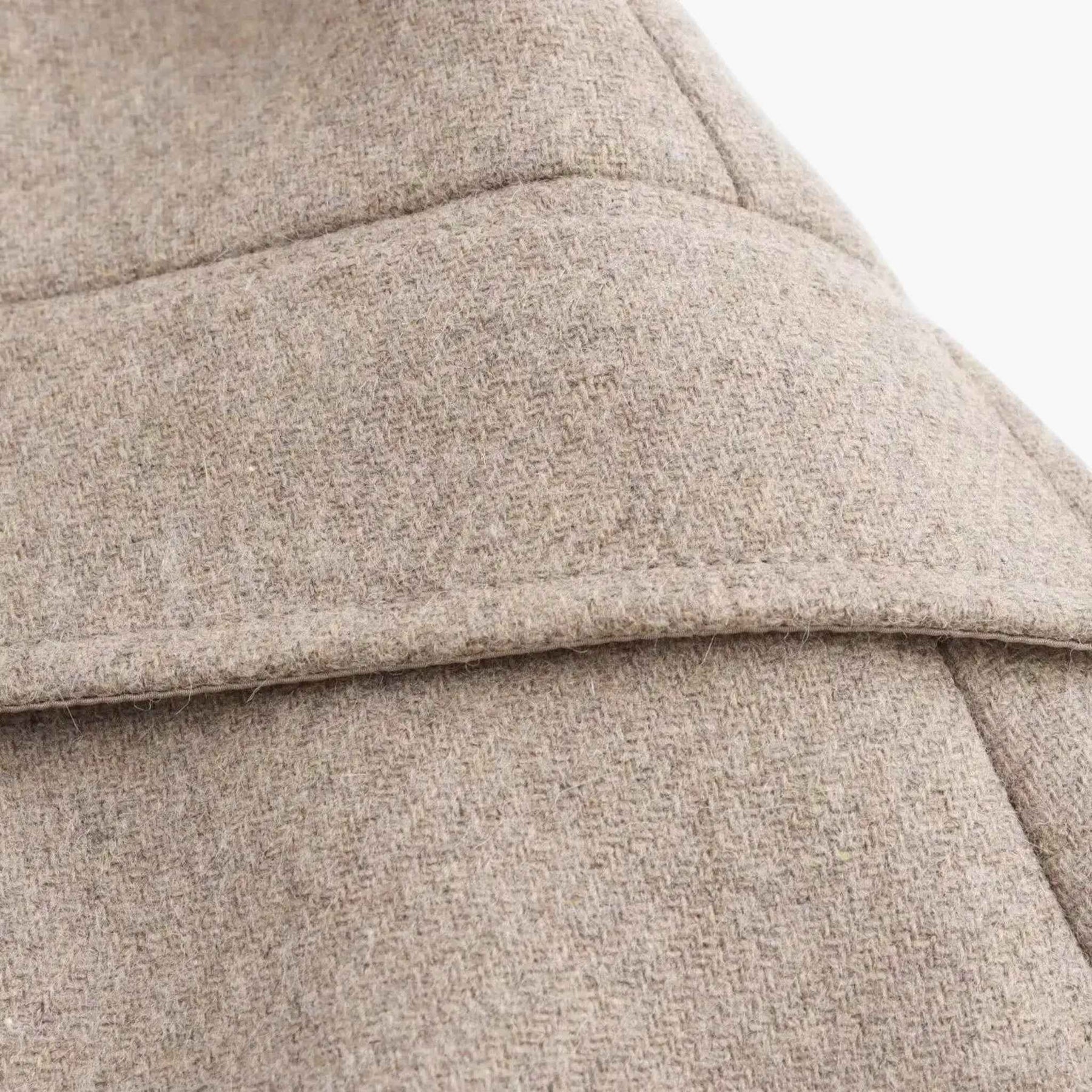 Damesjassen & -jacks : Jas Dames Khaki - Lange Winter met Bontkraag in van Pantino