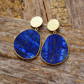 Earrings : HealWithin Lapis Lazuli Bescherming in van Pantino