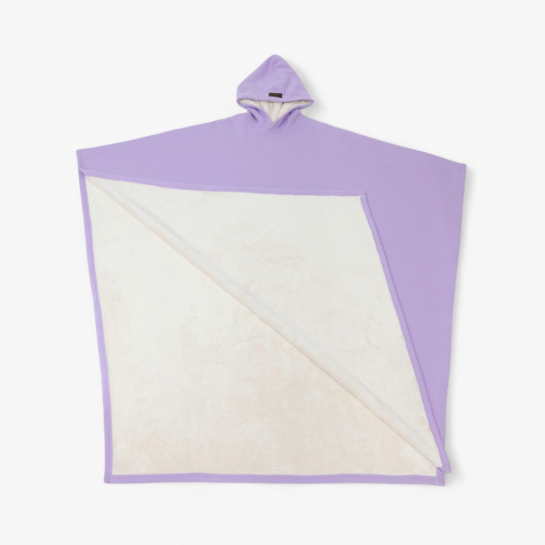 Poncho : Cap Unisex Rozenkwarts - Fleece Poncho met Capuchon - Ultiem Comfort en Stijl in Commandant van Pantino