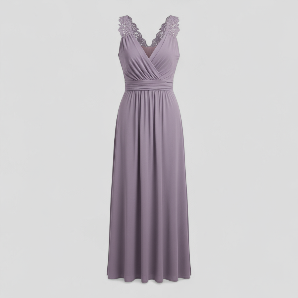 Dress : Maxi Jurk Dames Rood - Elegante Lange Zomer in van Pantino