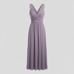 Dress : Maxi Jurk Dames Rood - Elegante Lange Zomer in van Pantino
