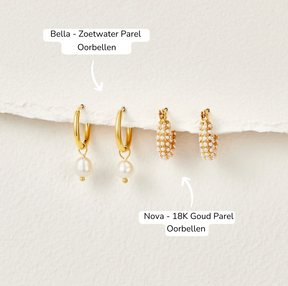 Earrings : Oorbellen Zilver - Isabel Pearl 5 Mm in van Pantino