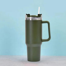 outdoor equipment : HeatGuard - De Beste Thermofles die Jij Ooit Zult Hebben - Donker Blauw in Leger groen 1200ML van Pantino
