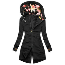 Jacket : Jas Dames Donkerblauw - Damesjas - Warmte voor Winterdagen in Zwart van Pantino
