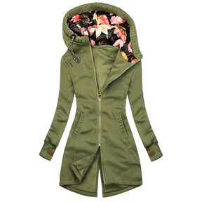 Jacket : Jas Dames Donkerblauw - Damesjas - Warmte voor Winterdagen in Groente van Pantino