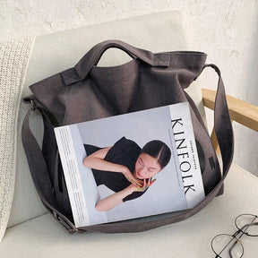 bags : Canvas Tas met Opvallende Print - Zwart in van Pantino