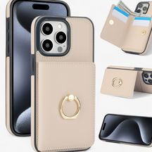Phone Case : Stijlvol Beschermend Design - PU-Leer in Beige van Pantino