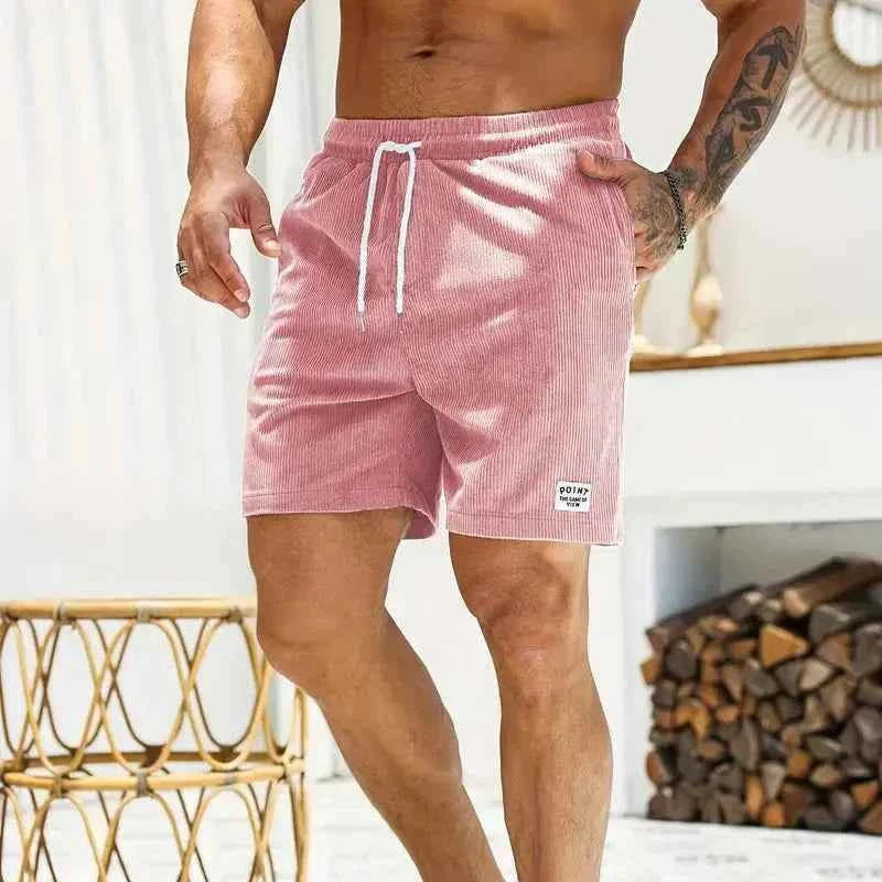 Dames Short van Lichtgewicht Ribfluweel met Trekkoord - Comfortabel en Trendy