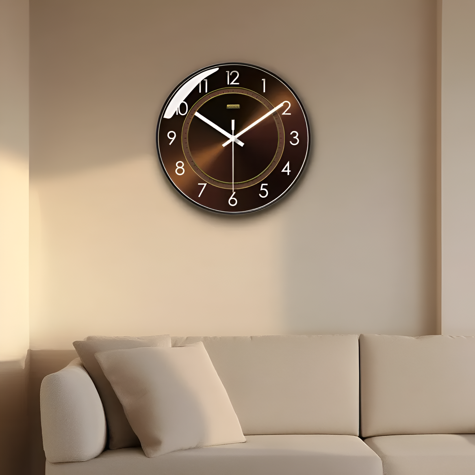 Horloges murales : Wandklok Design van Glas Woonkameraccessoire in van Pantinoshop