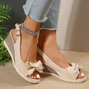 Sandals : Orthopedische Sandalen Dames - Comfortabele Sandalen voor Optimale Ondersteuning - Beige in Beige van Pantino