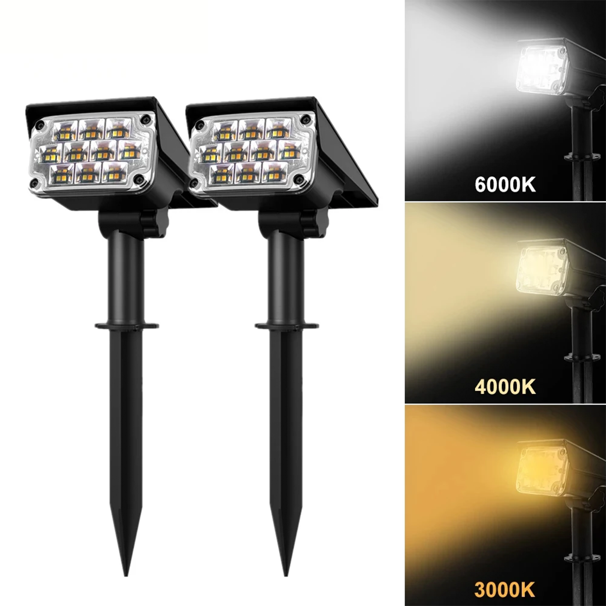 outdoor equipment : Luxe Draadloze LED Tuinspot op Zonne-energie voor een Magische Buitensfeer in van Pantino