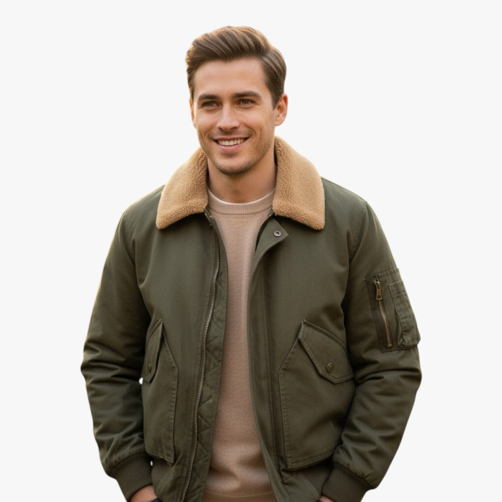 Windbreaker : Jack Groente - Katoenen Windjacke - Ultiem Comfort en Bescherming in van Pantino