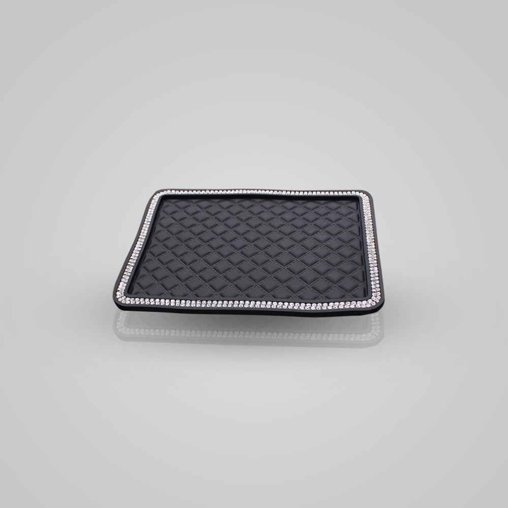 Car Dashboard Mat : Anti-Slip Mat Auto Wit Kristal - Telefoon Stabiel Houden - PVC in van Pantino