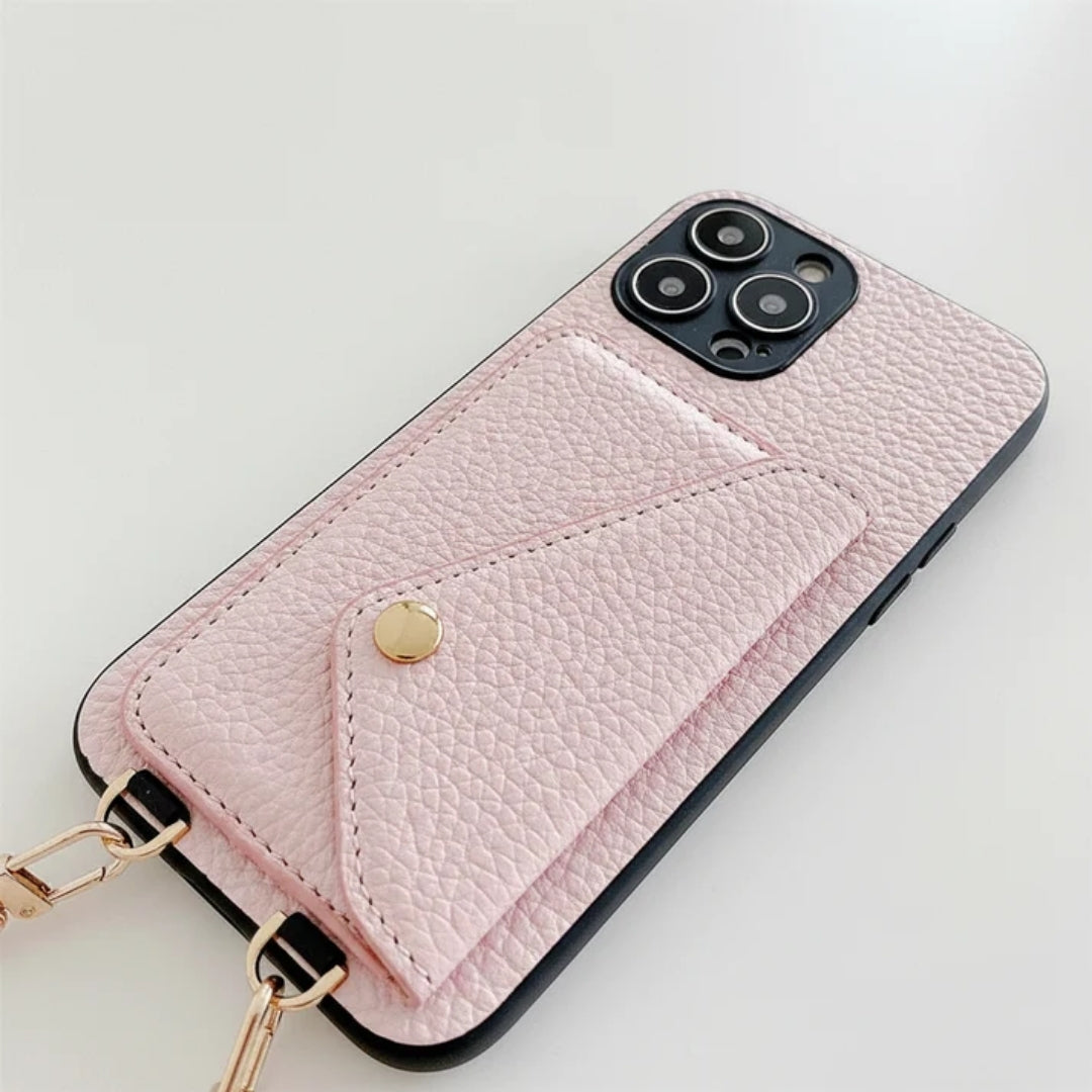 Telefoonhoesje voor iPhone - Met Praktische Pasjeshouder