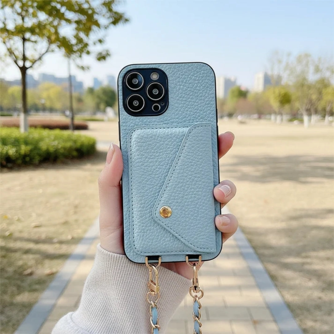 Telefoonhoesje voor iPhone - Met Praktische Pasjeshouder