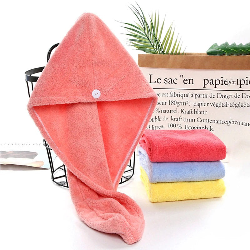 Hair Towel : Dry Hair Towel Rood/3 Stuk in van Pantino