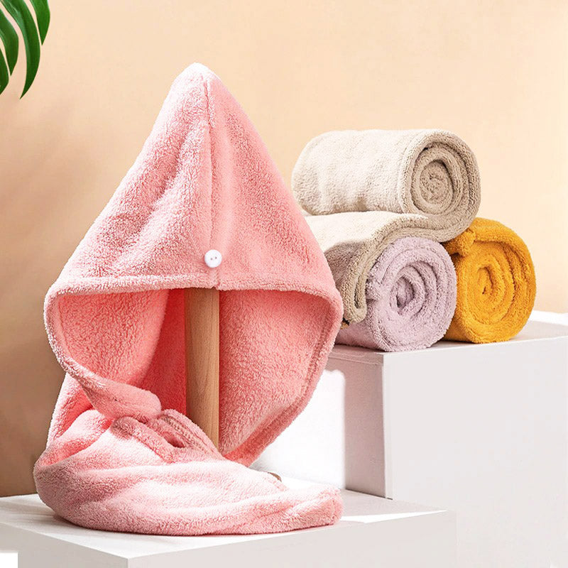 Hair Towel : Dry Hair Towel Rood/3 Stuk in van Pantino