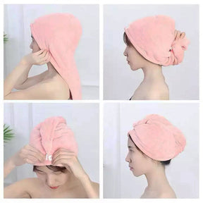 Hair Towel : Dry Hair Towel Rood/3 Stuk in van Pantino