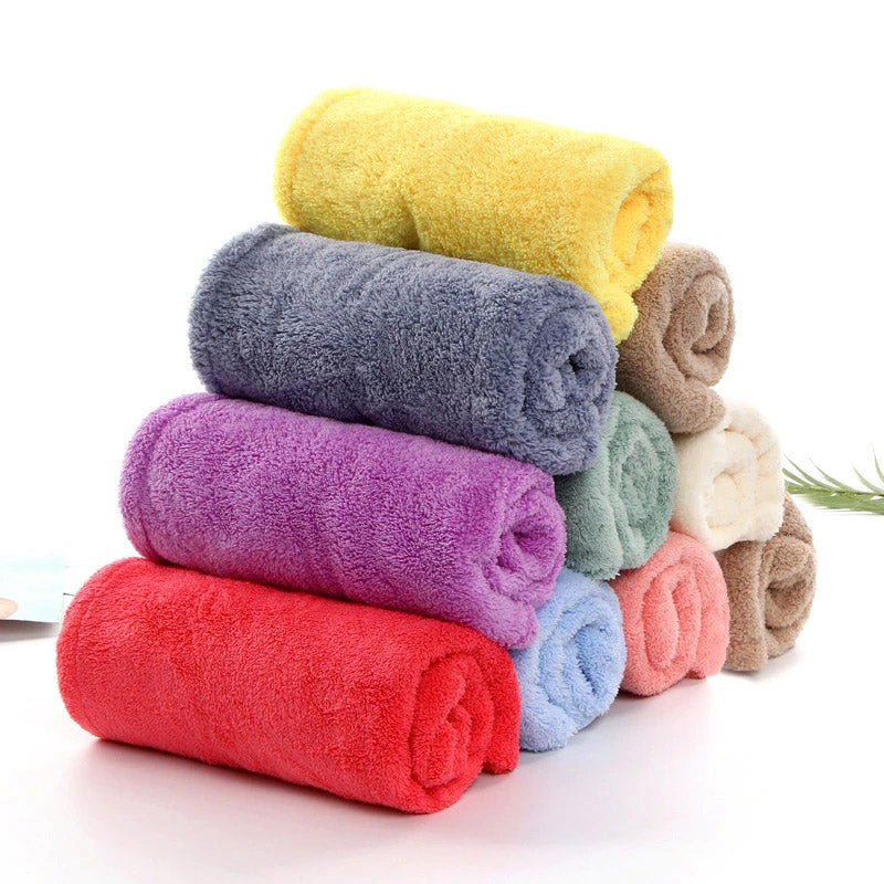 Hair Towel : Dry Hair Towel Rood/3 Stuk in van Pantino
