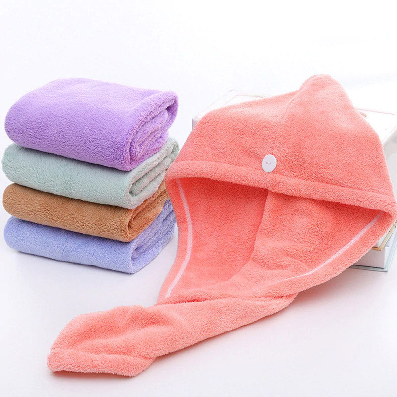 Hair Towel : Dry Hair Towel Rood/3 Stuk in van Pantino