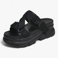 Sandalen met Dikke Zolen - Comfortabel en Duurzaam - Zwart