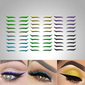 Eyeliner Sticker : Perfect Eyeliner Sticker Dames - Goud in van Pantino