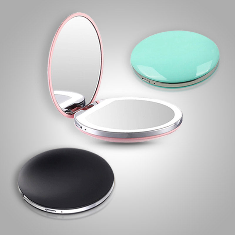 Portable Mirror : Portable Led Mirror - Roze in van Pantino