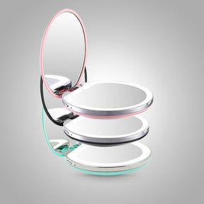 Portable Mirror : Portable Led Mirror - Roze in van Pantino