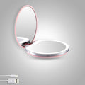 Portable Led Mirror - Roze