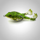 Leurre grenouille vert - Appât de pêche en surface - Silicone
