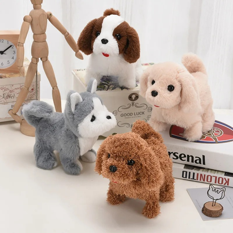 pets : Interactief Speelkameraadje Kinderen Beige - Pluche Knuffel - Zachte Stof in van Pantino