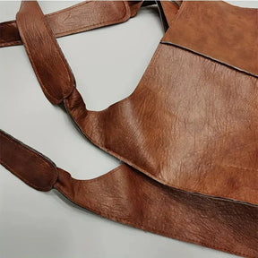 bags : Marianne Schoudertas - Groot Zacht PU Leer Tote Bag - Geelbruin in van Pantino