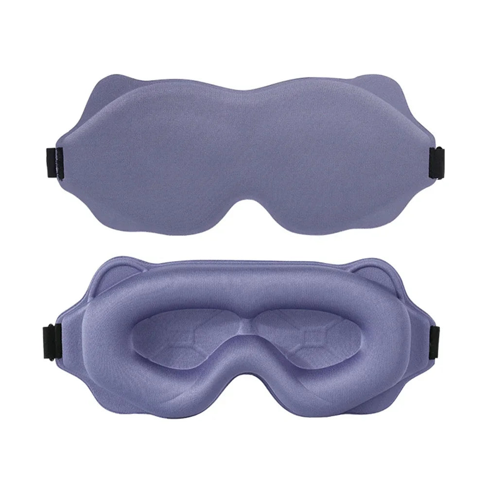 Masques de sommeil : Verstelbaar 3D-slaapmasker - anti-lichtcomfort voor mannen en vrouwen in Violet van Pantino