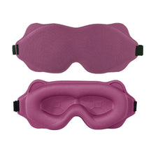 Masques de sommeil : Verstelbaar 3D-slaapmasker – anti-lichtcomfort voor mannen en vrouwen in Rose-een van Pantino