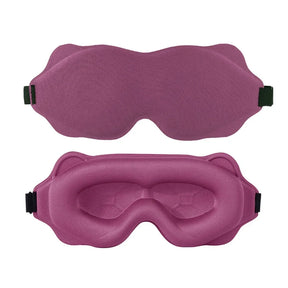Masques de sommeil : Verstelbaar 3D-slaapmasker – anti-lichtcomfort voor mannen en vrouwen in Rose-een van Pantino