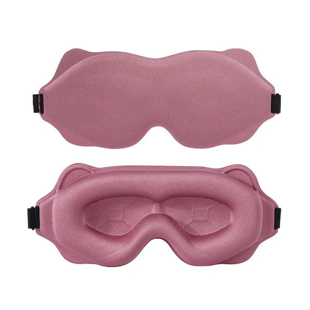 Masques de sommeil : Verstelbaar 3D-slaapmasker - anti-lichtcomfort voor mannen en vrouwen in Roos van Pantino