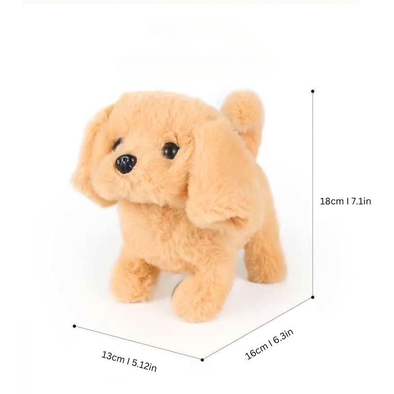 pets : Interactief Speelkameraadje Kinderen Beige - Pluche Knuffel - Zachte Stof in van Pantino