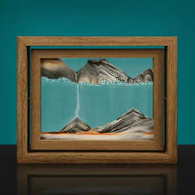 home & garden : Roterende Zanddecoratie - Bruin D21.5*H16.5cm in Roterend Zwart D25.5*H20.5cm van Pantino