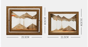 home & garden : Roterende Zanddecoratie - Bruin D21.5*H16.5cm in van Pantino