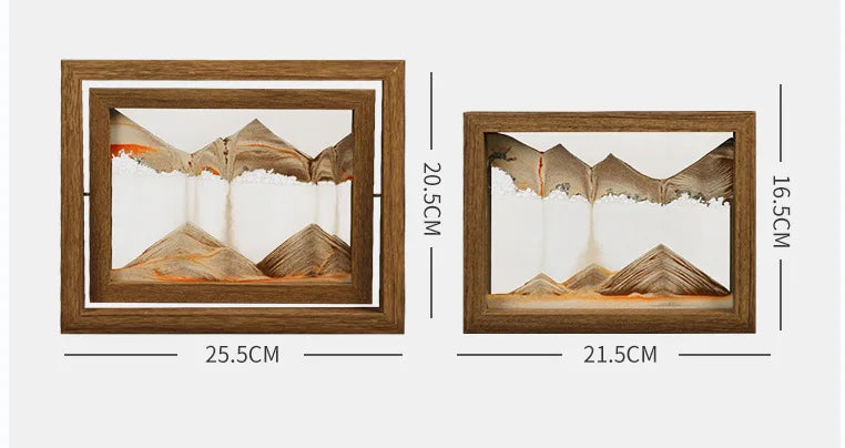 home & garden : Roterende Zanddecoratie - Bruin D21.5*H16.5cm in van Pantino