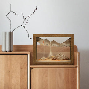 home & garden : Roterende Zanddecoratie - Bruin D21.5*H16.5cm in van Pantino
