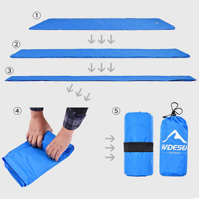 other : Matrastopper Blauw Pro - Memory Foam - Anti-Slip in van Pantino