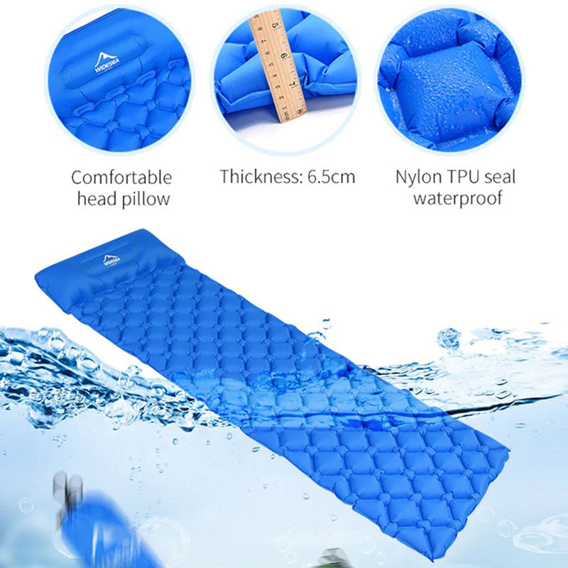 other : Matrastopper Blauw Pro - Memory Foam - Anti-Slip in van Pantino