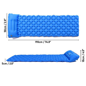 other : Matrastopper Blauw Pro - Memory Foam - Anti-Slip in van Pantino