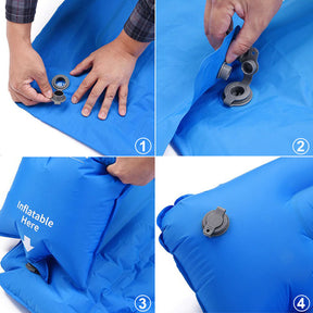 other : Matrastopper Blauw Pro - Memory Foam - Anti-Slip in van Pantino