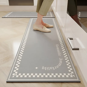 home & garden : Sneldrogende Anti-Slip Keukenmat - Superabsorberend Waterbestendig - Microvezel in Letters van Pantino