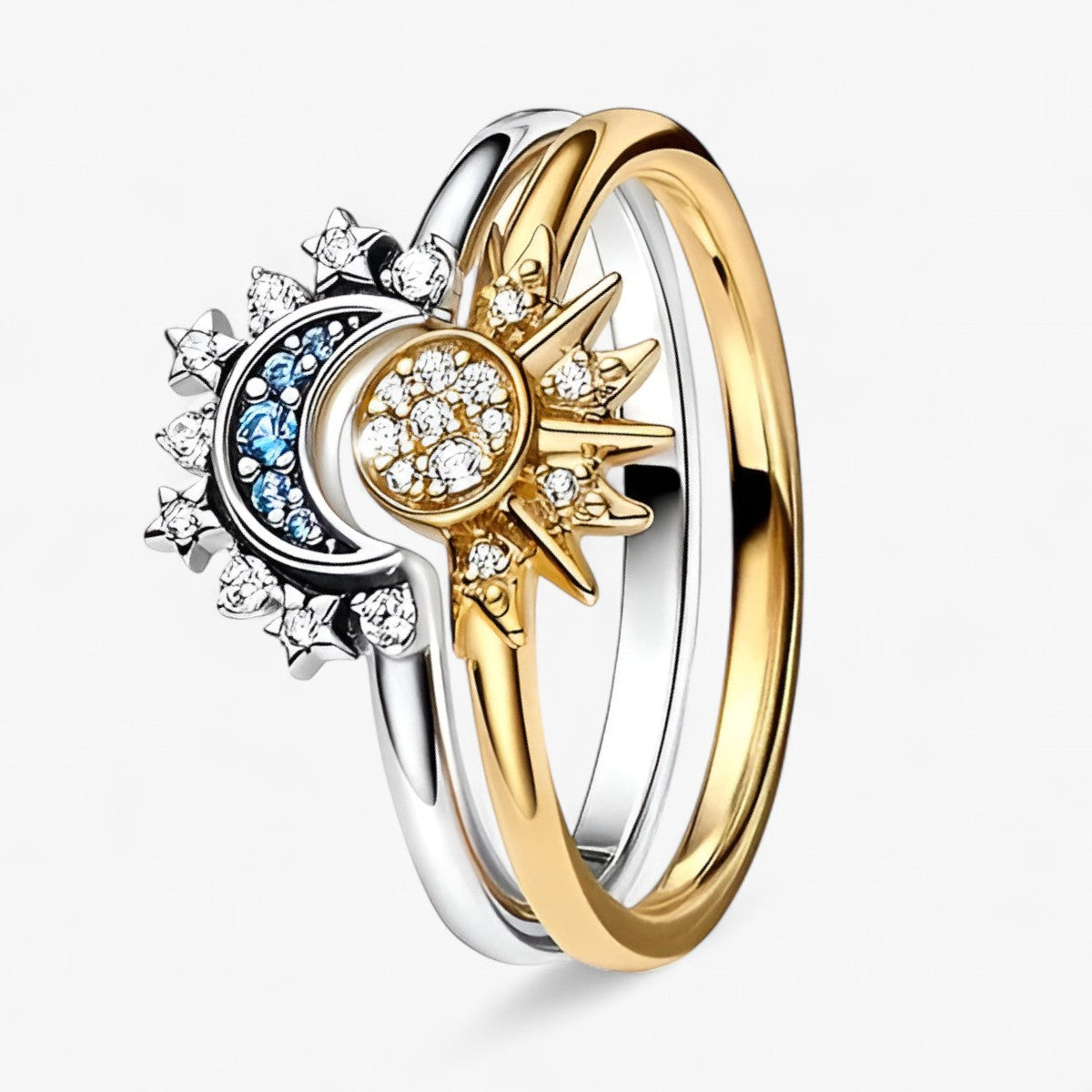 Ring : Ring in Kristal - Geïnspireerd door de Hemel, Schittert op Jou in 9 van Pantino