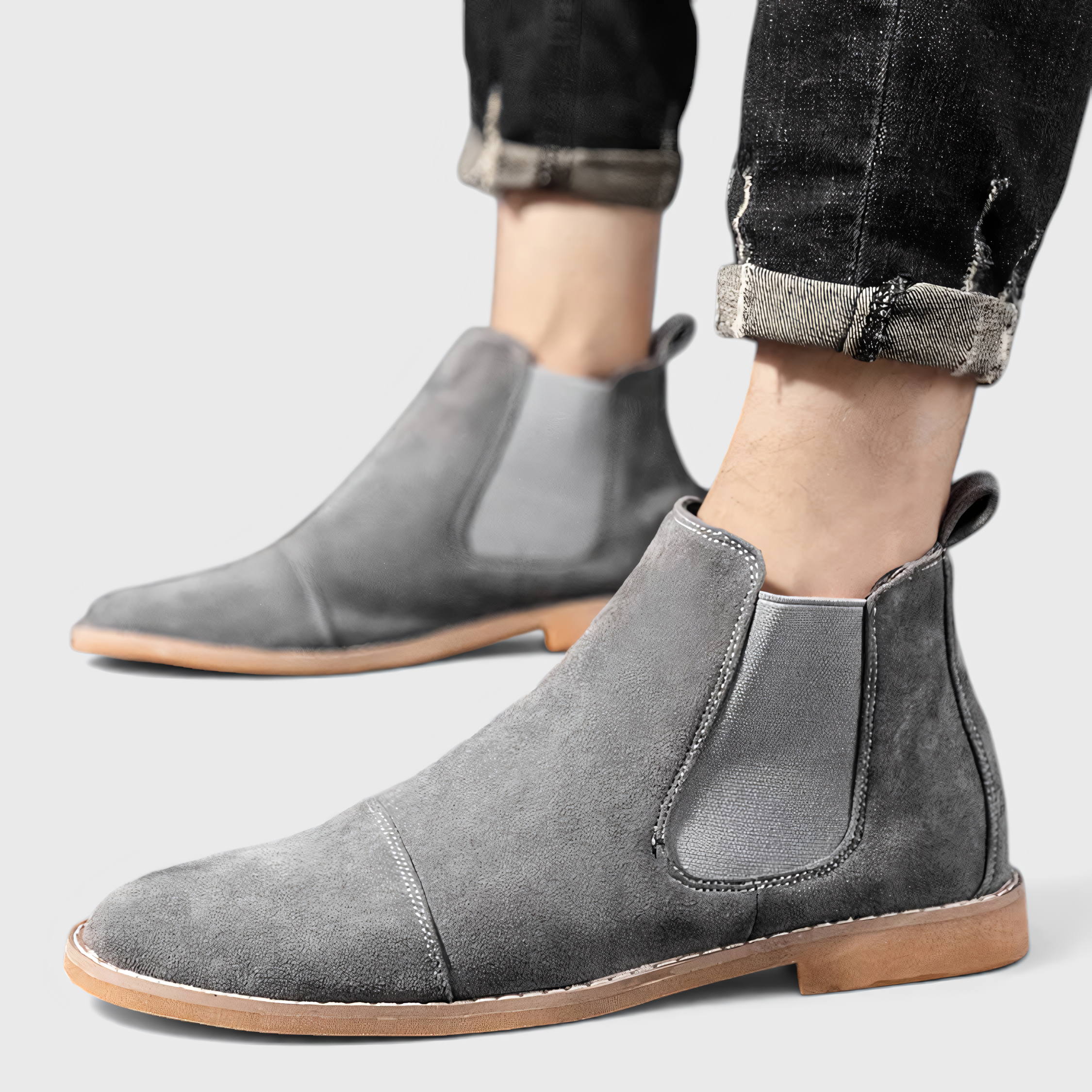 Heren Suède Chelsea Boots - Klassiek Design, Diverse Kleuren