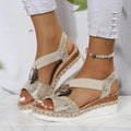 Orthopedische Sandalen Dames Goud - Comfortabele Zomer Sandalen met Voetboogondersteuning