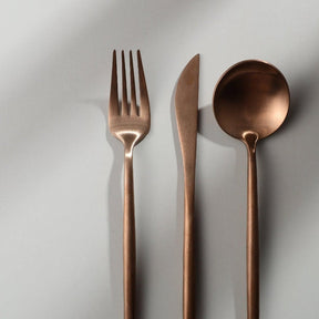 home & garden : Minimalistisch Bestekset Goud - Titanium Luxe Elegant Dineren - Titanium in van Pantino